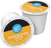 Happy Belly Light Roast Coffee Pods, Breakfast Blend, Compatible with Keurig 2.0 K - Cup Brewers, 100 Count - Showlu Well Nation Store